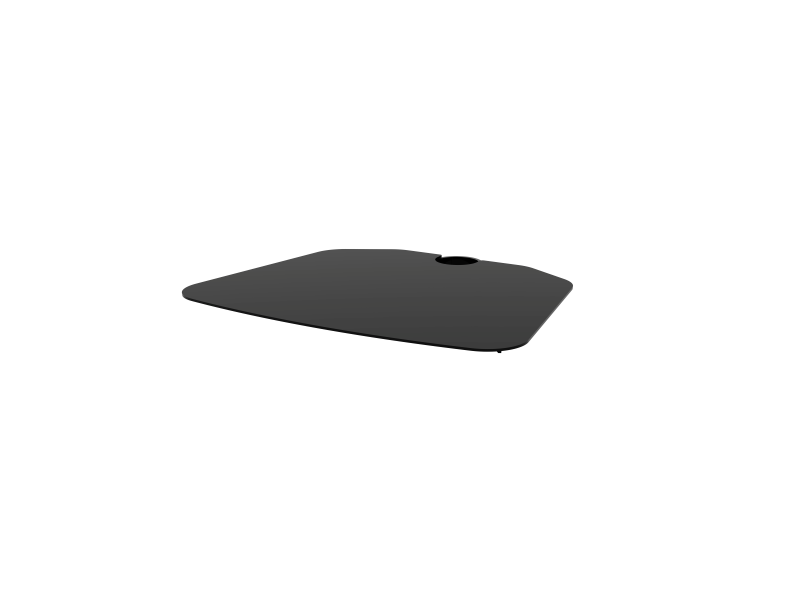 K1336 Universal Tray - Zwart fijnstructuur