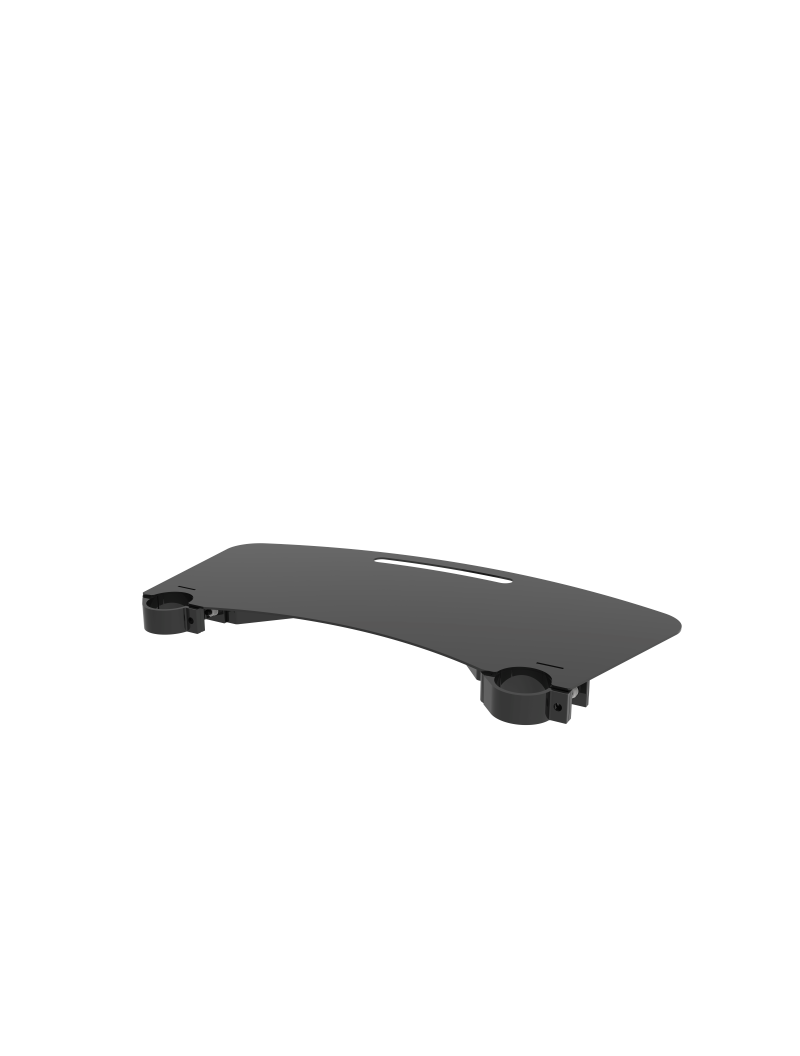 K1341 Laptop Tray Double - Zwart fijnstructuur