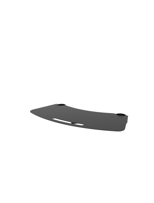K1341 Laptop Tray Double - Zwart fijnstructuur