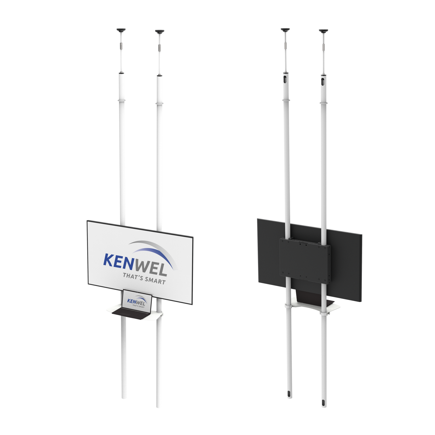 Floor To Ceiling Mount Double Set