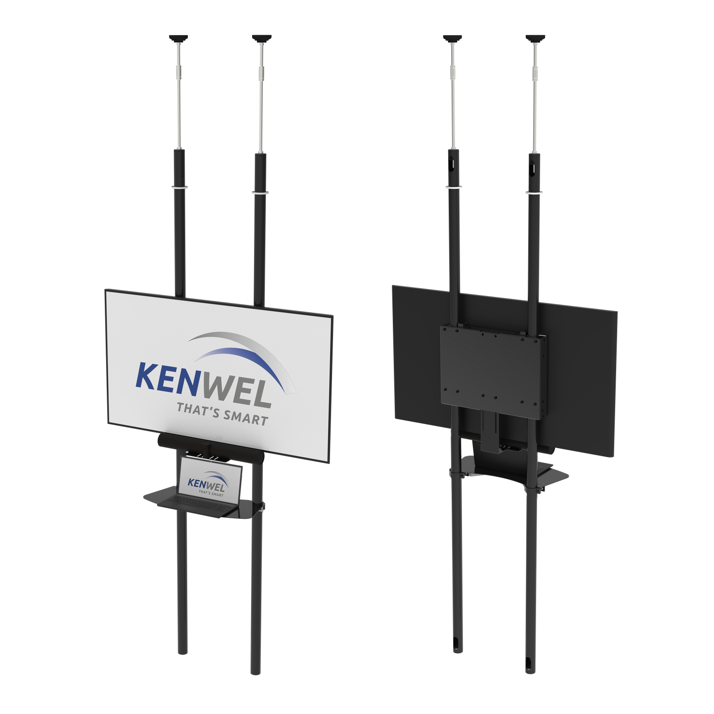 Floor To Ceiling Mount Double Set